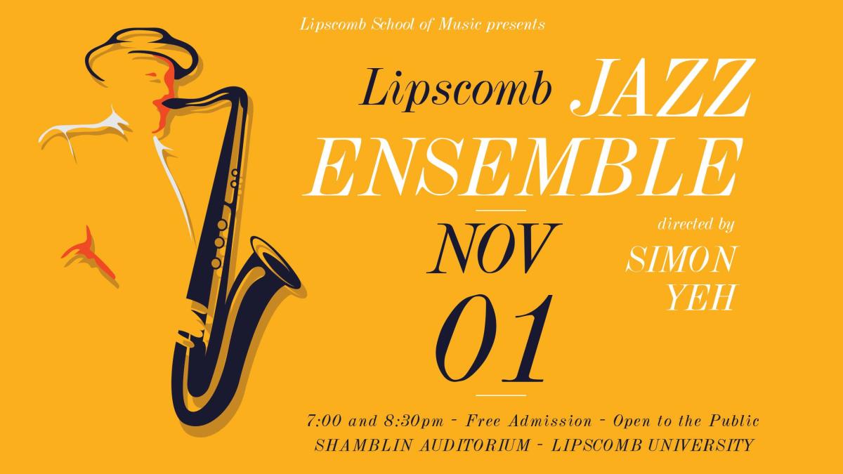Jazz ensemble concert november 1 2022 university lipscomb university